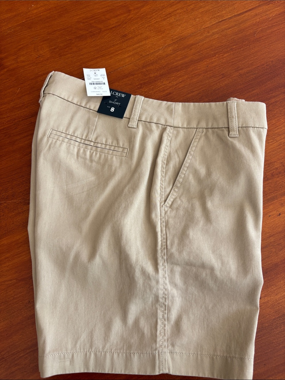 J. Crew women’s Chino Shorts in Beige